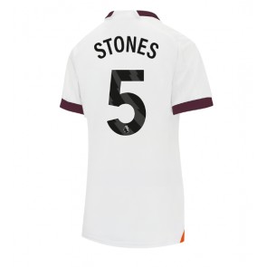 Lacne Ženy Futbalové dres Manchester City John Stones #5 2023-24 Krátky Rukáv - Preč